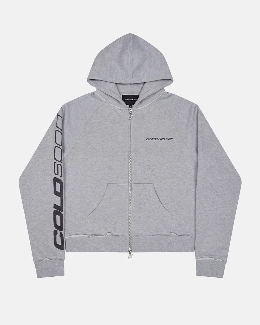 COLD SPORT ZIP HOODIE GREY by COLD CULTURE