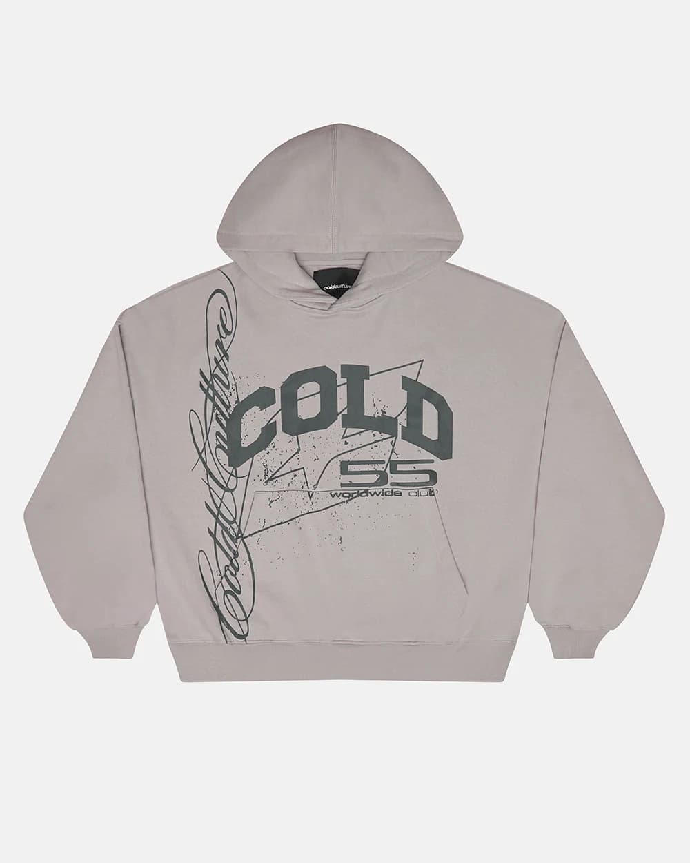 ON ROAD HOODIE GREY & GREEN by COLD CULTURE
