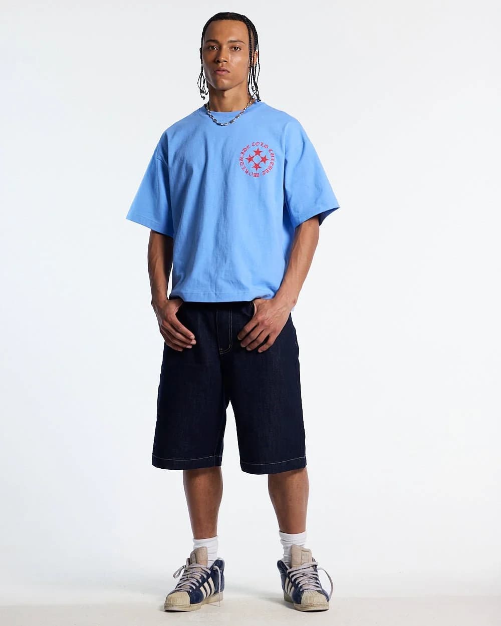 SCATTER TEE BLUE 5