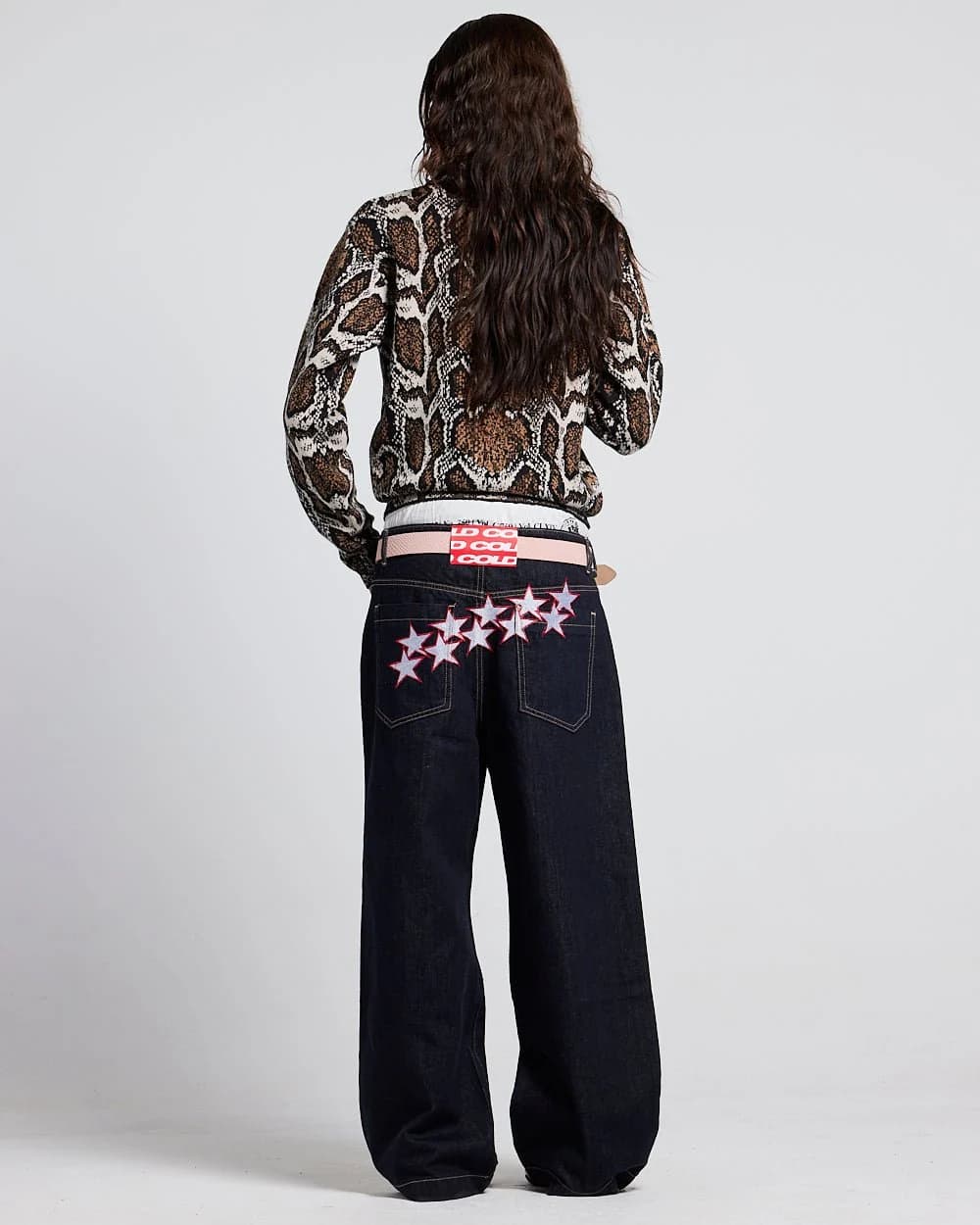 SNAKE ZIP KNIT BROWN 5