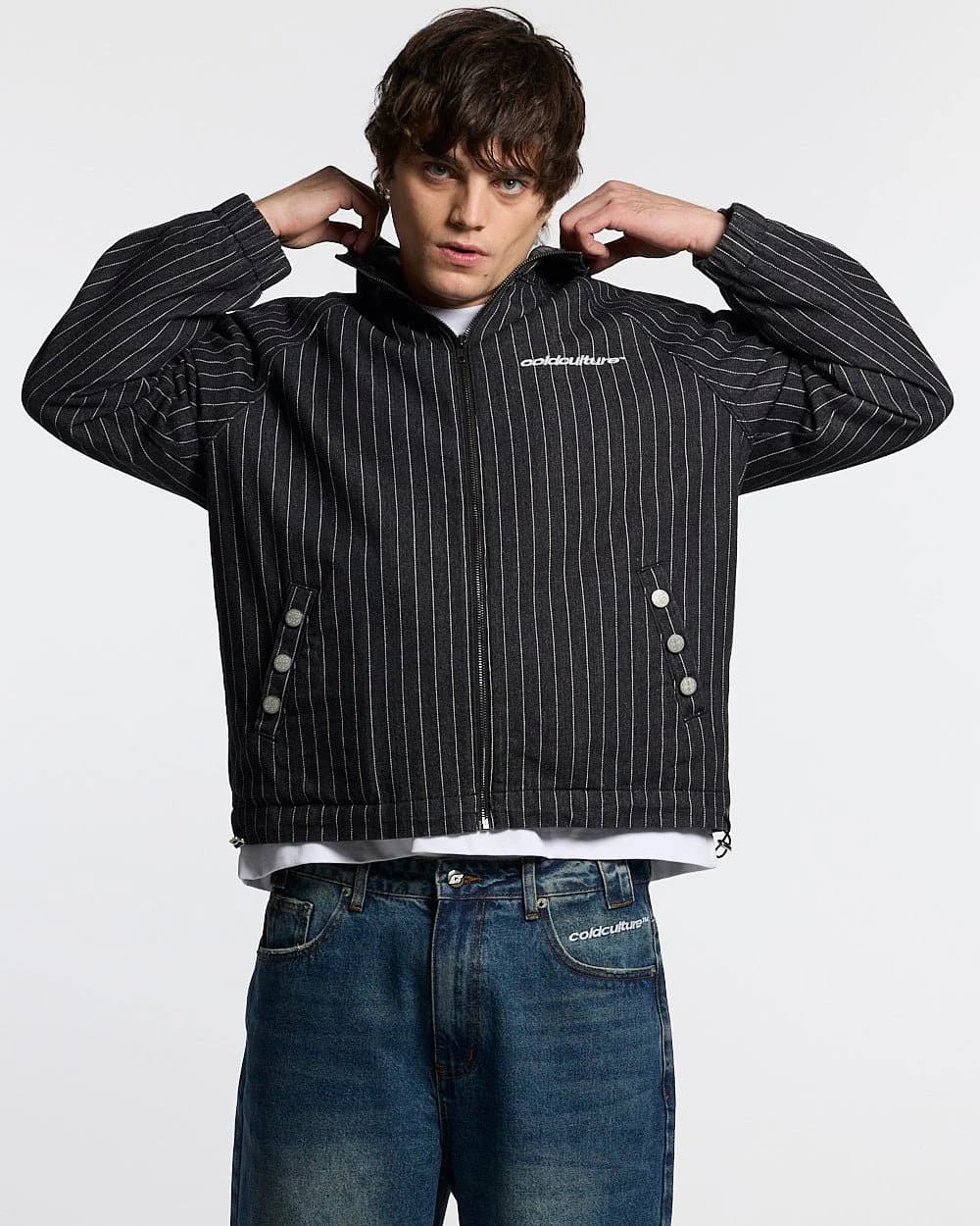 STRIPES CASINO JACKET NAVY 3