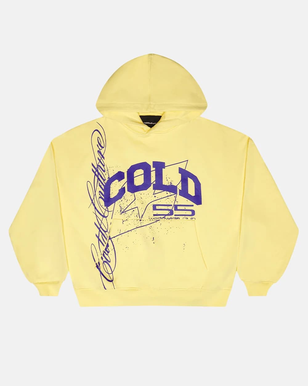 ON ROAD HOODIE YELLOW & BLUE by COLD CULTURE