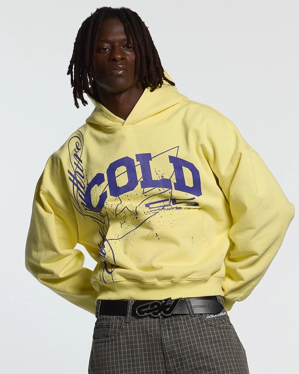 ON ROAD HOODIE YELLOW & BLUE 2