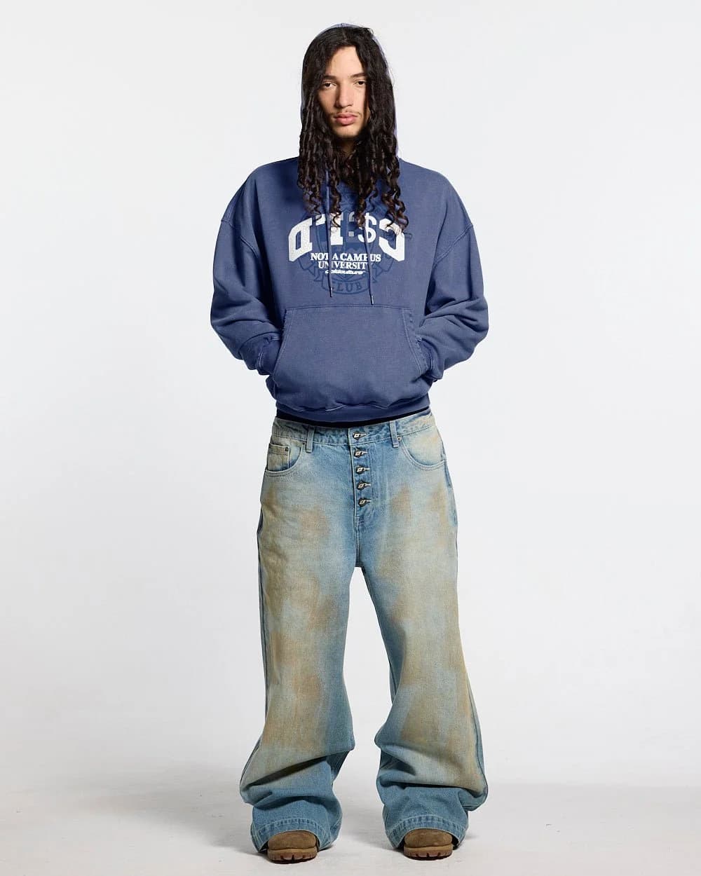 FIFTY - FIVE REASON HOODIE BLUE 5