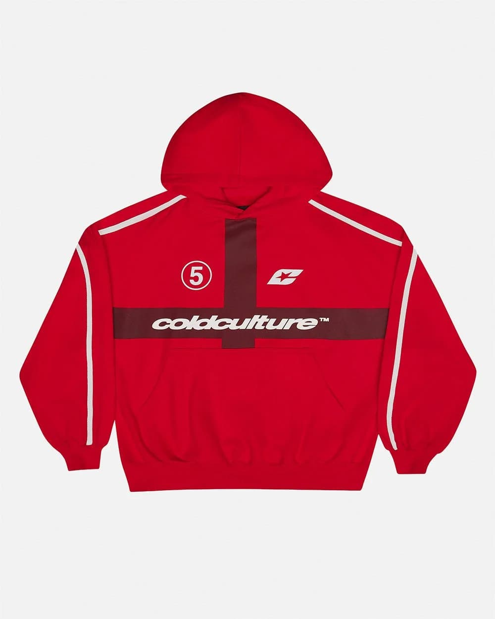 HIT THE TARGET HOODIE RED by COLD CULTURE