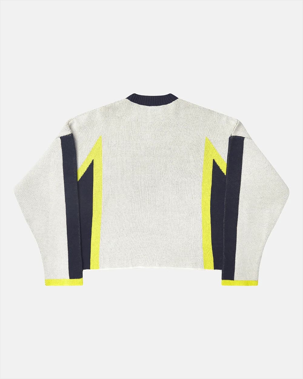 WINNER KNIT BEIGE, DARK BLUE & YELLOW 2
