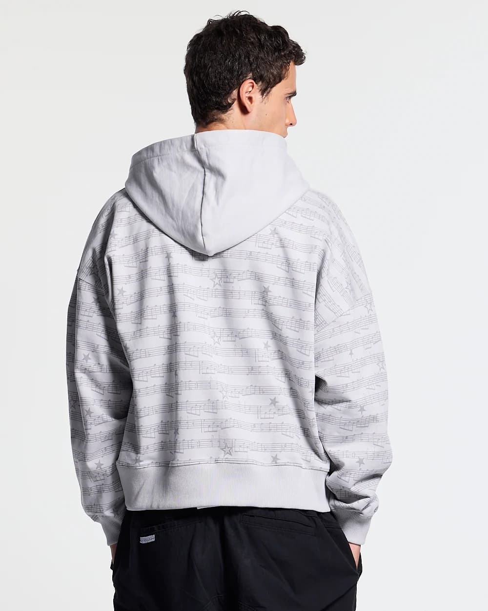 BEAT IT ZIP HOODIE GREY 3
