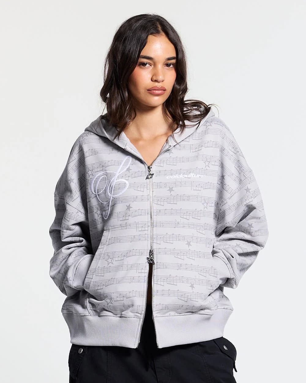 BEAT IT ZIP HOODIE GREY 7