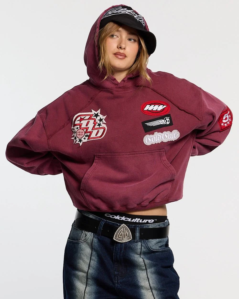 WALKER HOODIE BURGUNDY 5