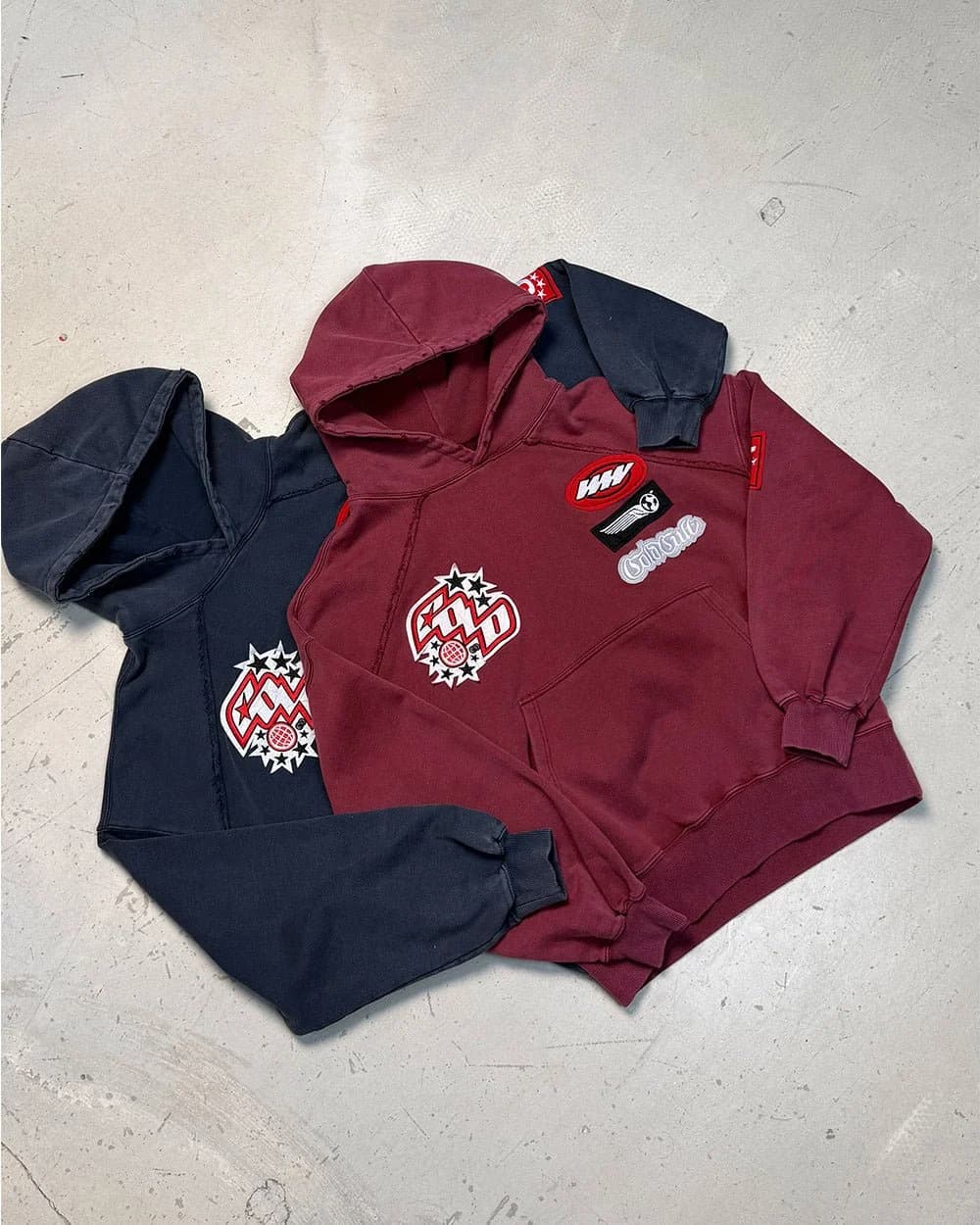 WALKER HOODIE BURGUNDY 7