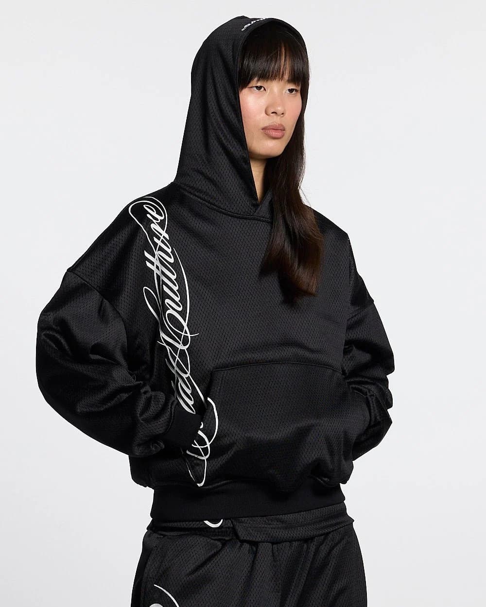 RIOT MESH HOODIE BLACK 5