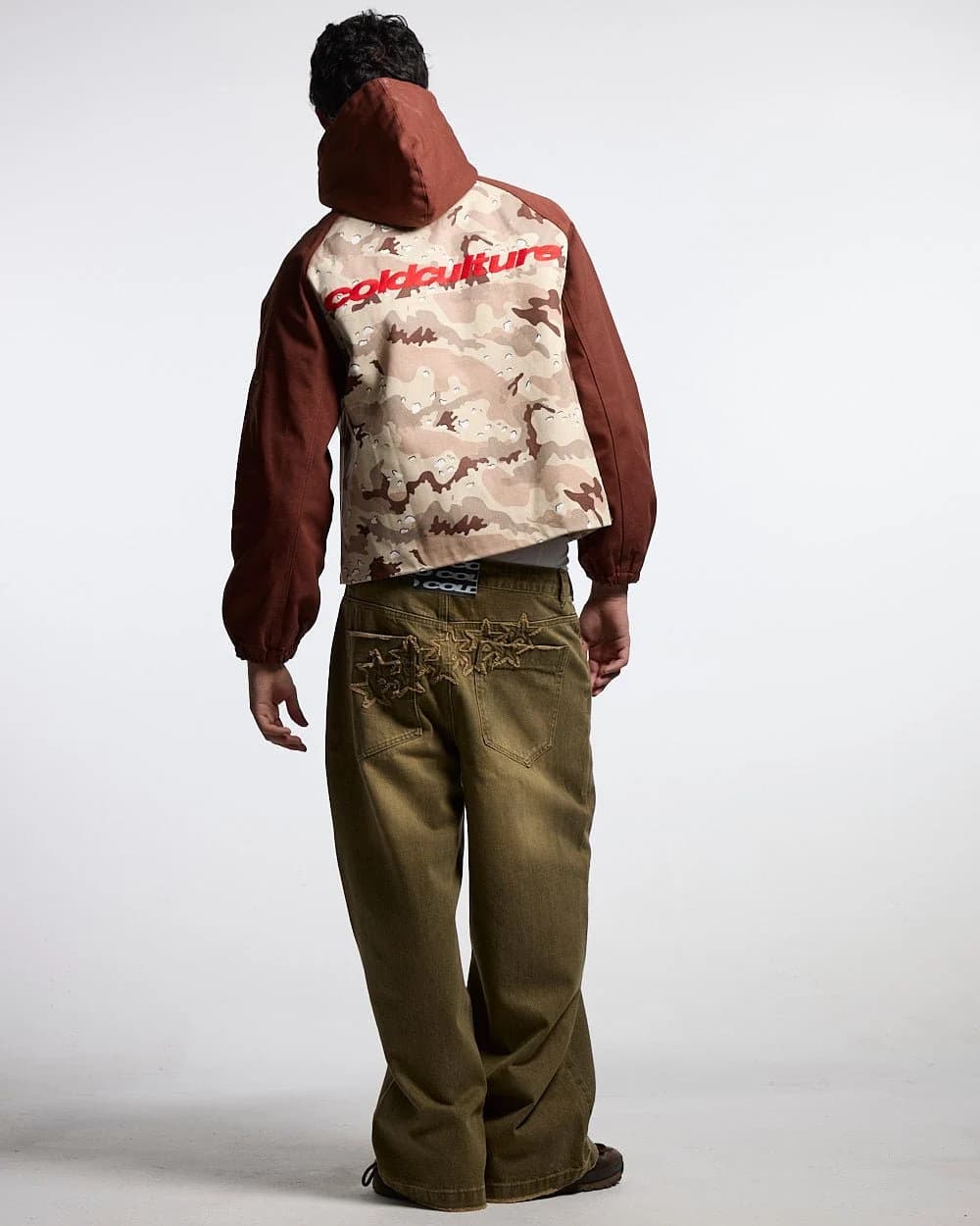 CHIPPED CAMO JACKET BROWN & CAMO 4