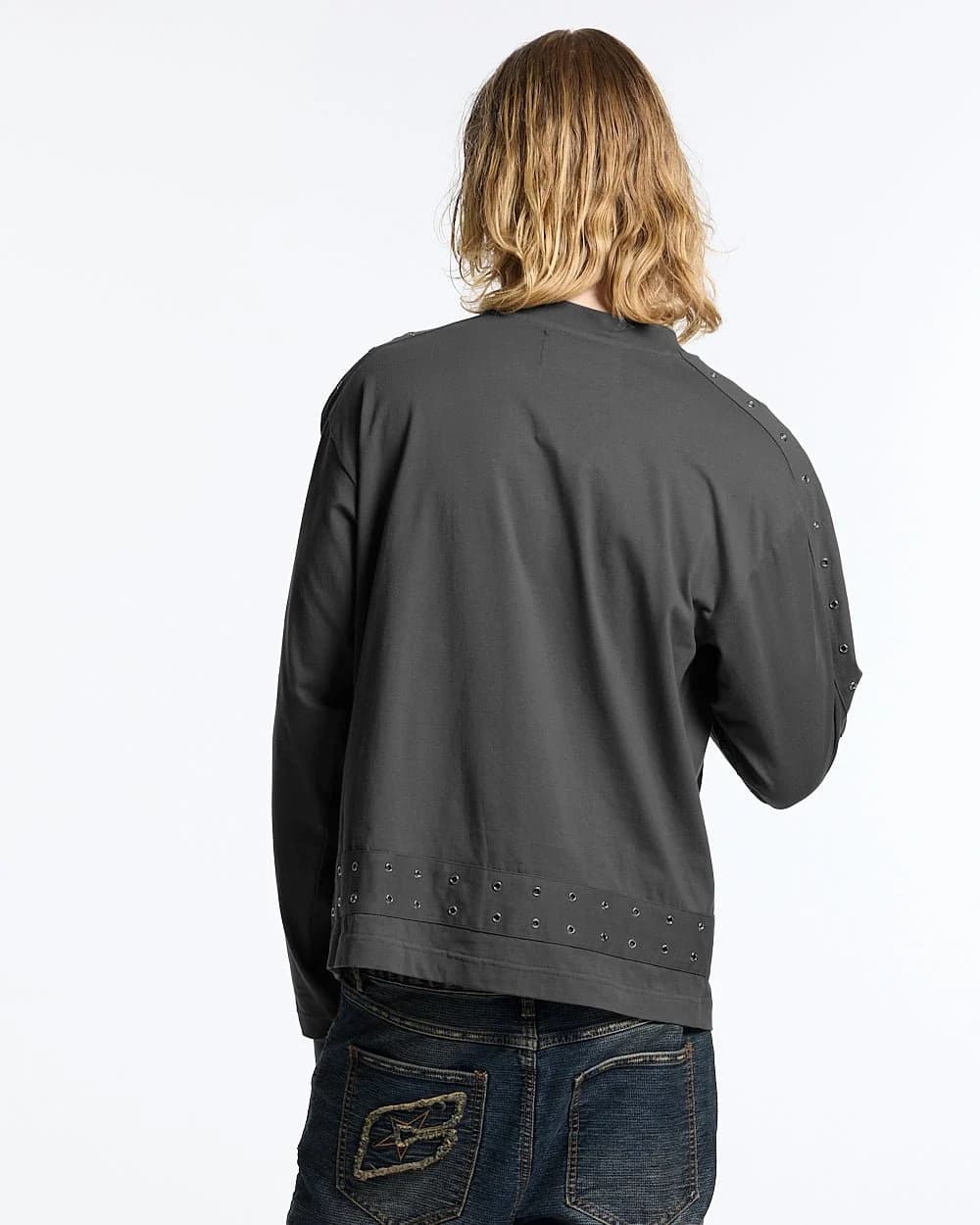 EYELET LONGSLEEVE BLACK 3