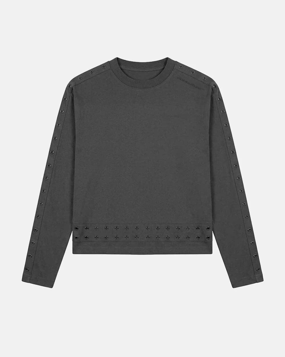 EYELET LONGSLEEVE BLACK 2