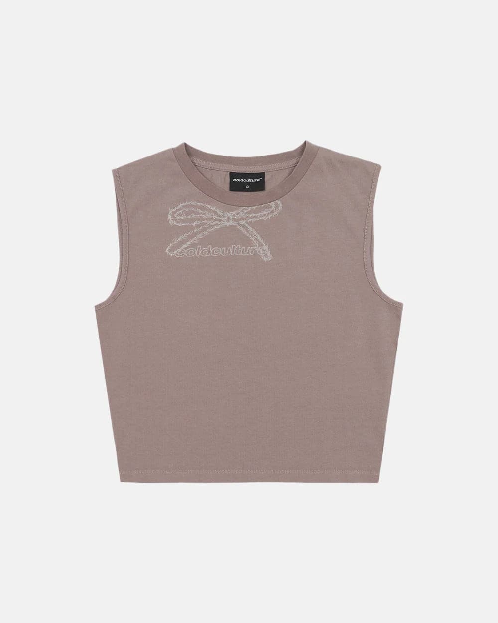 RIBBON TOP ALMOND BROWN by COLD CULTURE