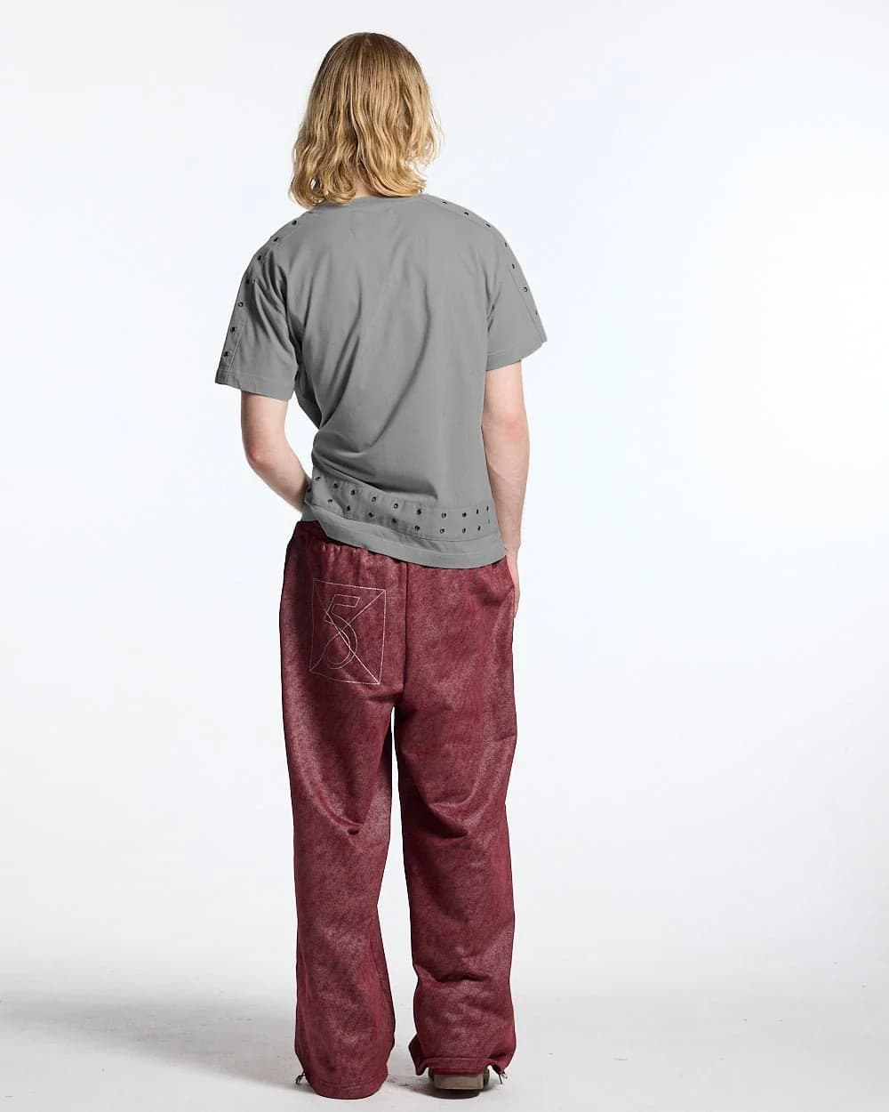 EYELET TEE LIGHT GREY 6