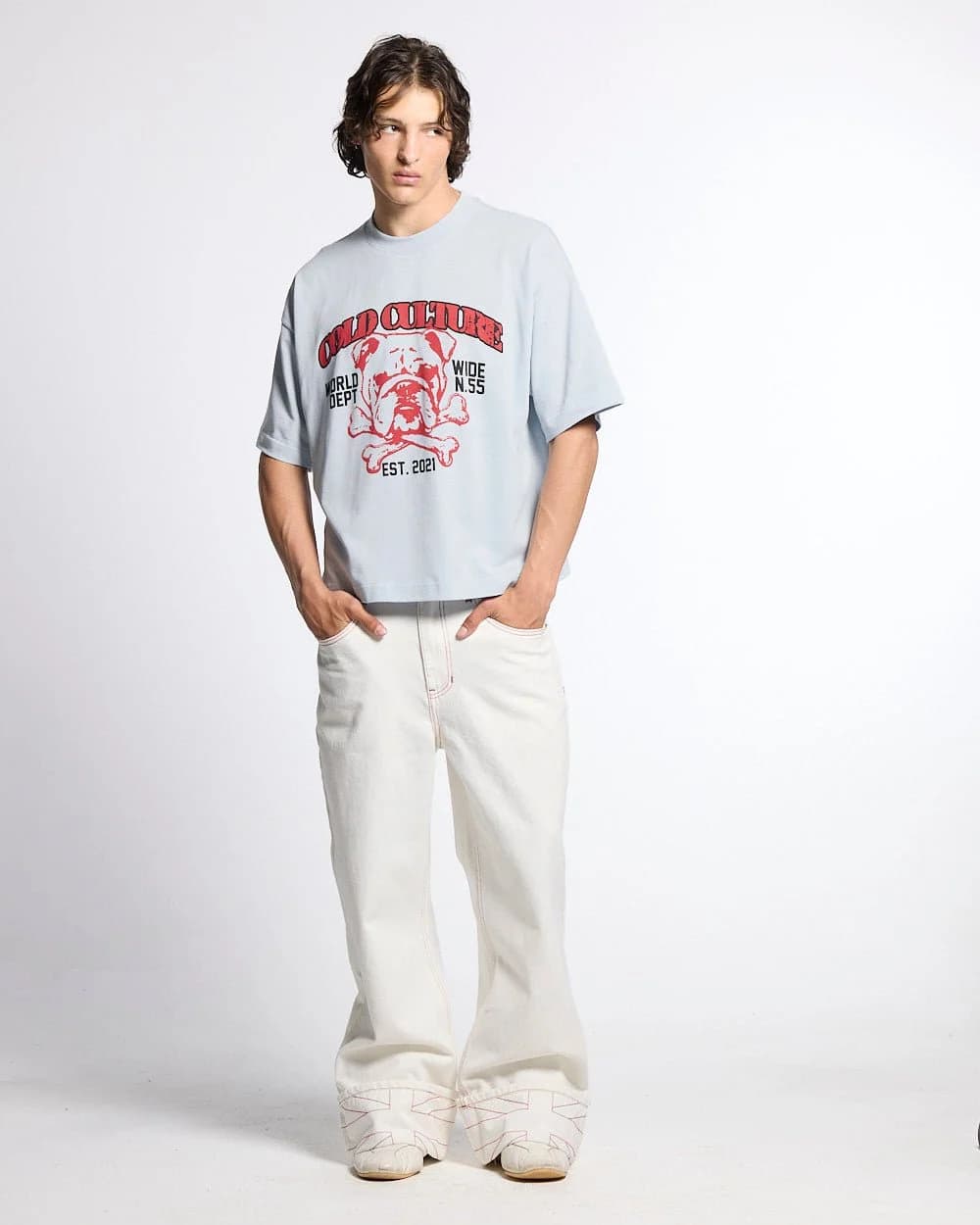 BULLDOG TEE LIGHT BLUE 4