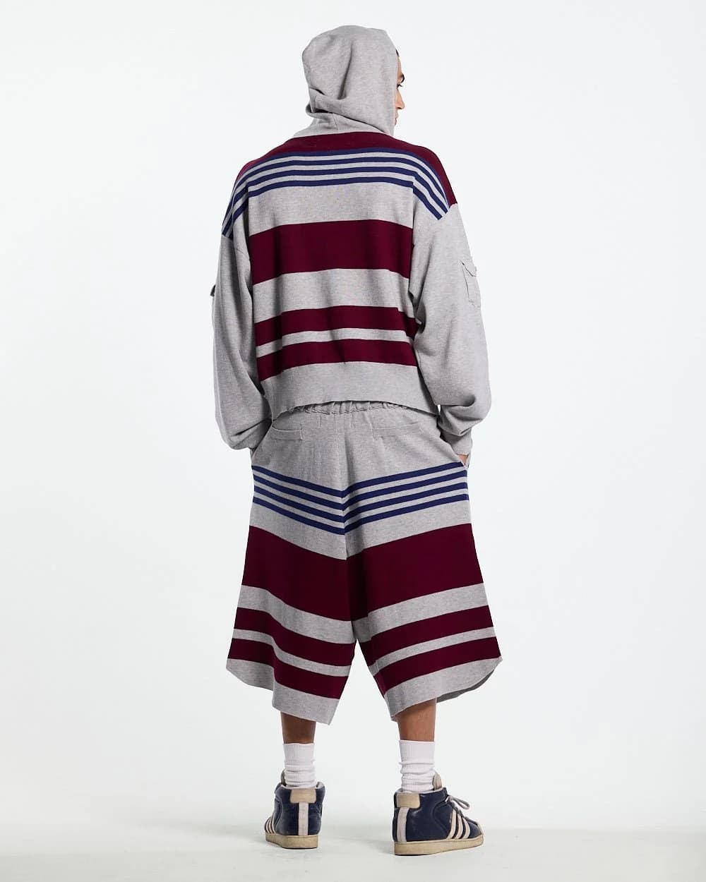 BAIT ZIP KNIT HOODIE HEATHER GREY 3