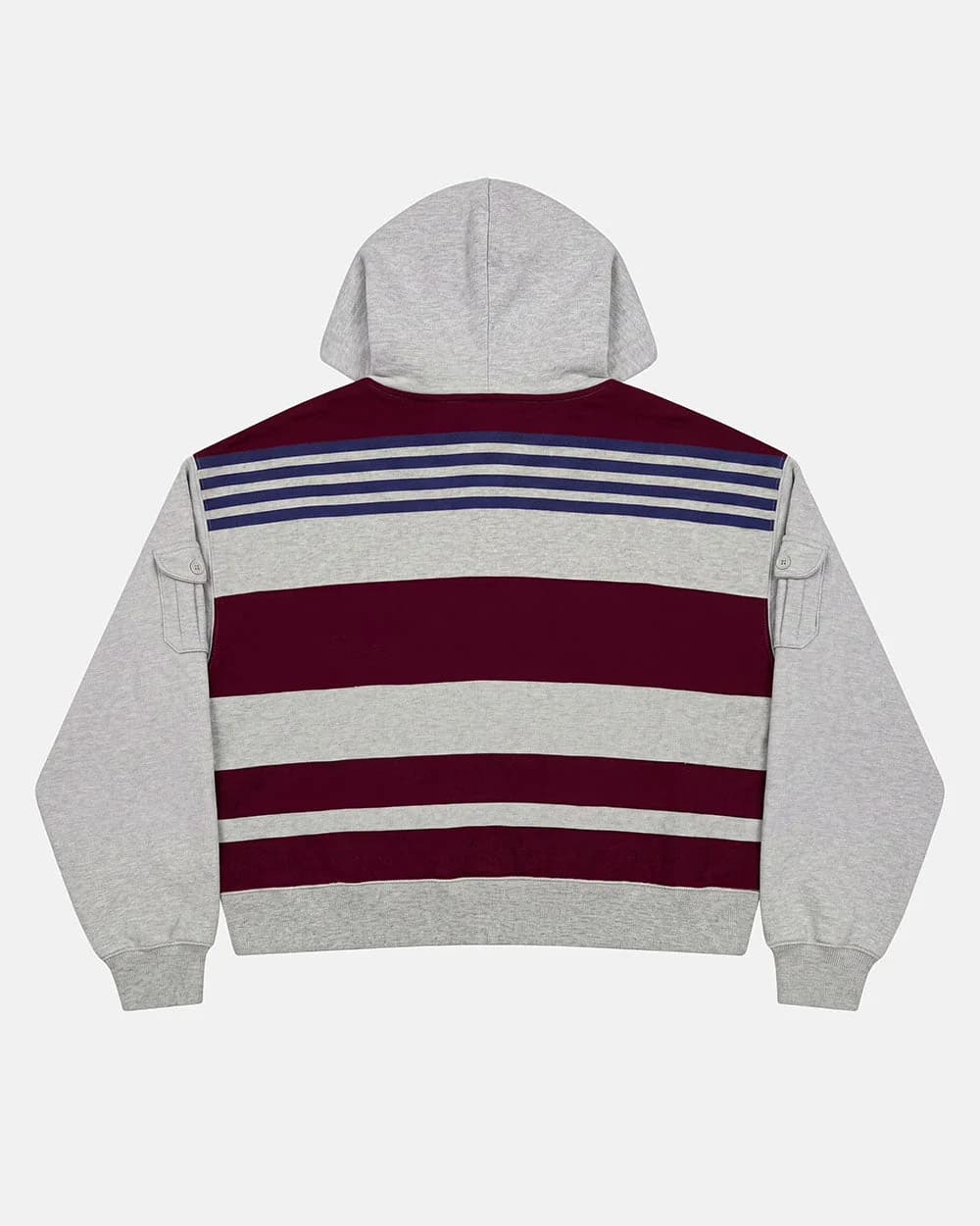BAIT ZIP KNIT HOODIE HEATHER GREY 5
