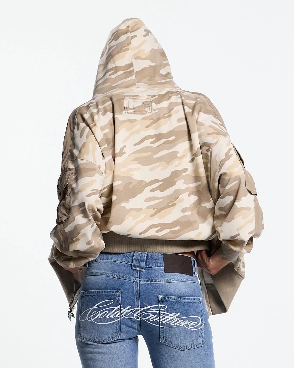 NEUTRAL FIELD ZIP HOODIE CAMO 9