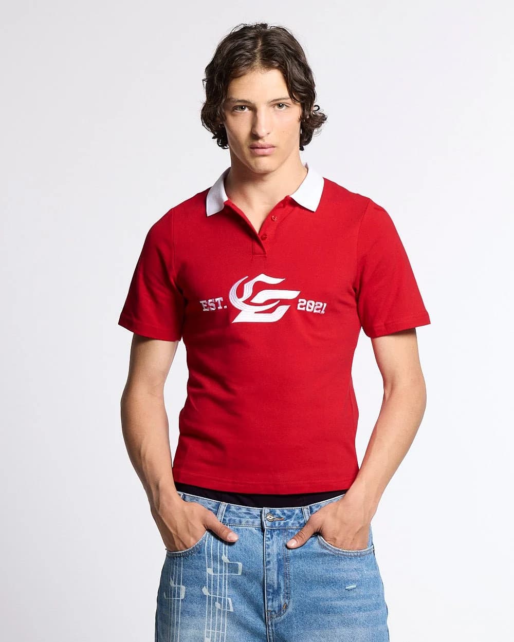 5th AURA SLIM POLO RED 2