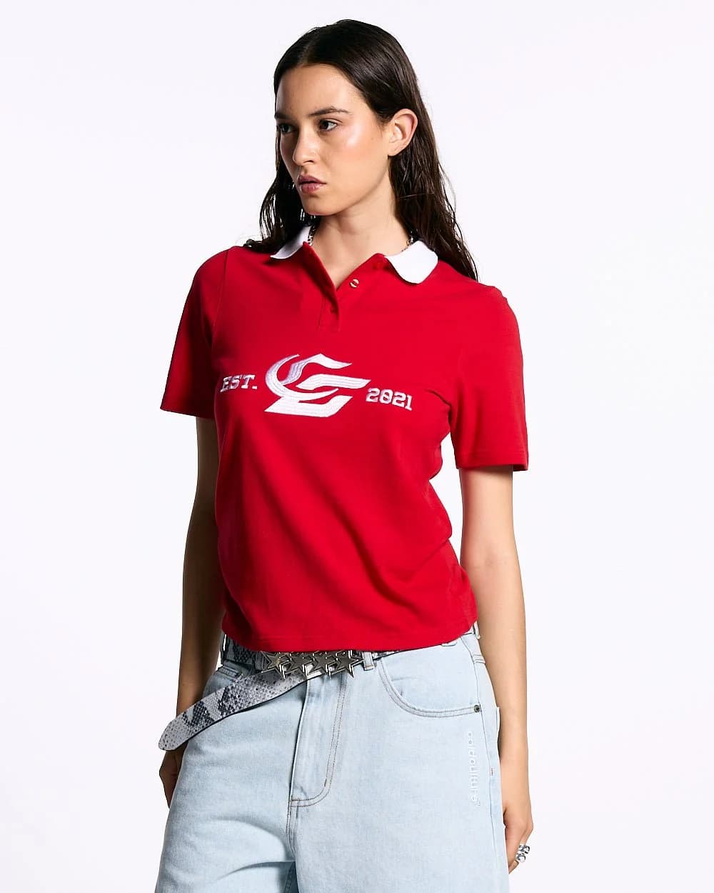 5th AURA SLIM POLO RED 6