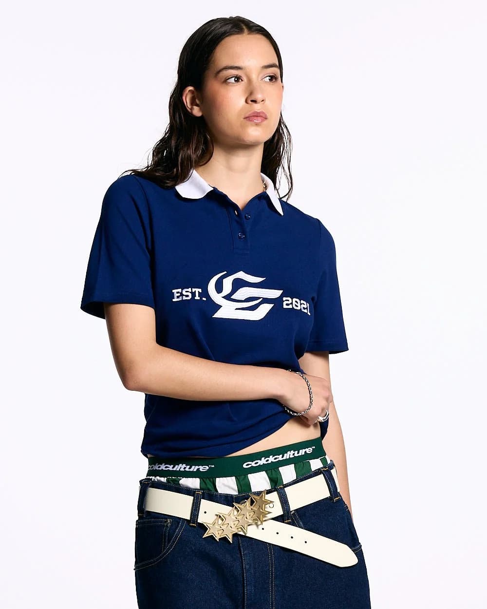 5th AURA SLIM POLO DARK BLUE 7