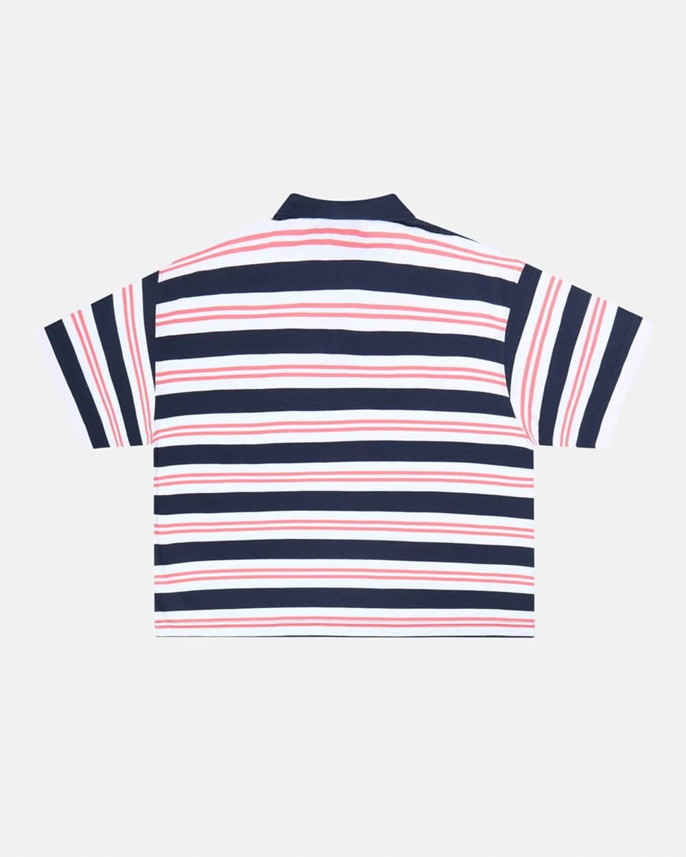AEROSTRIPES POLO BLUE SEA/CORAL 3