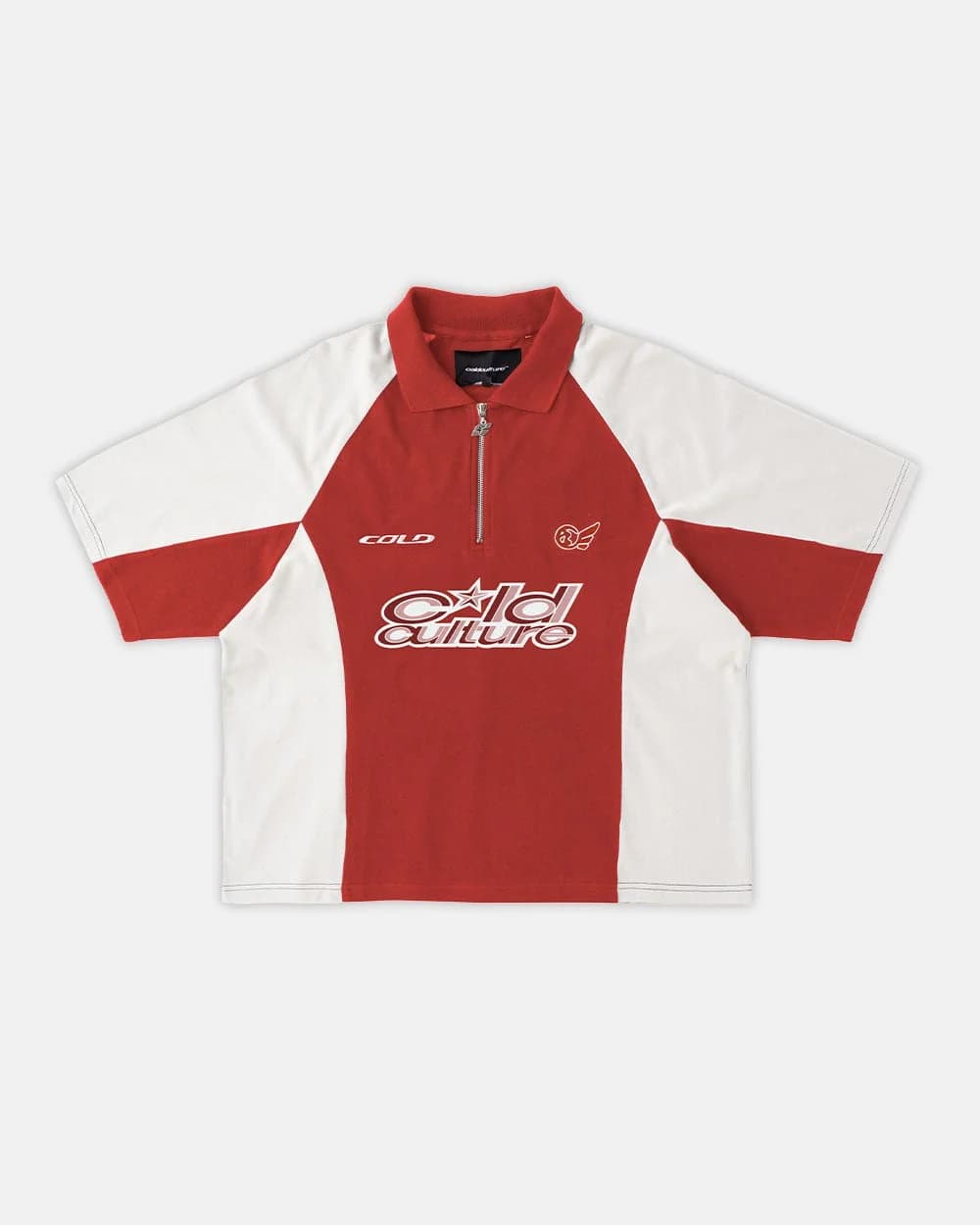 EXTREME POLO BURGUNDY AND WHITE by COLD CULTURE