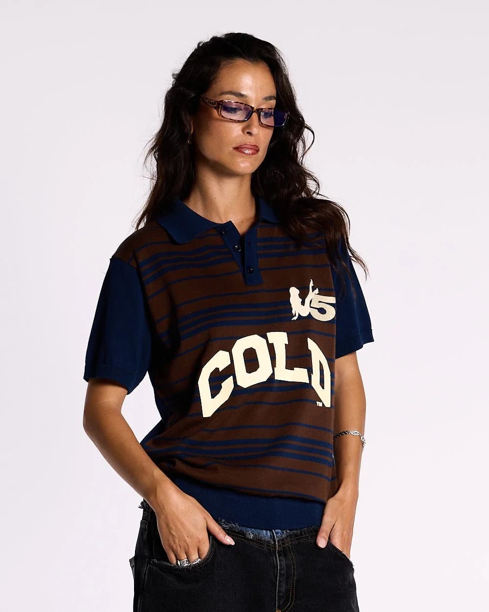 WINNERS V5 POLO BROWN AND BLUE 5