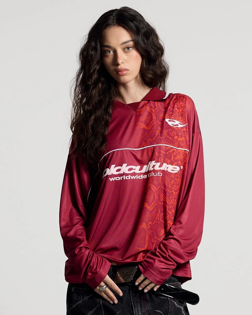 MAMBA SNAKE LONGSLEEVE POLO RED 5
