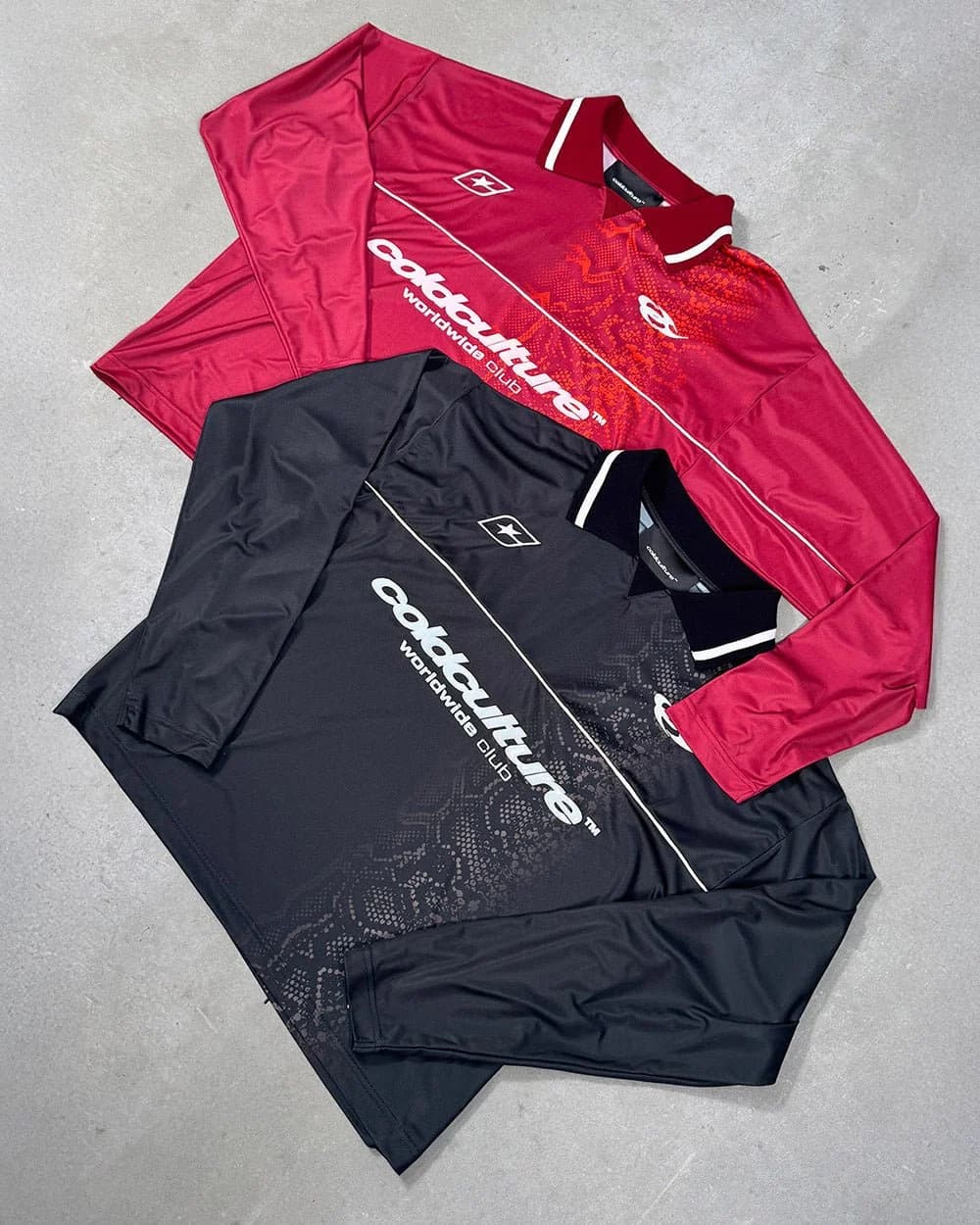 MAMBA SNAKE LONGSLEEVE POLO RED 8