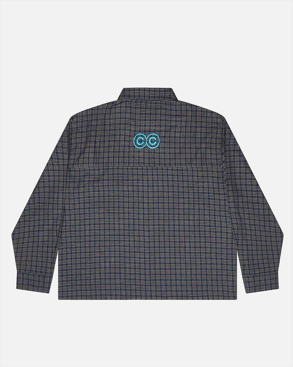 BRICK LANE SHIRT BLUE SQUARE 2