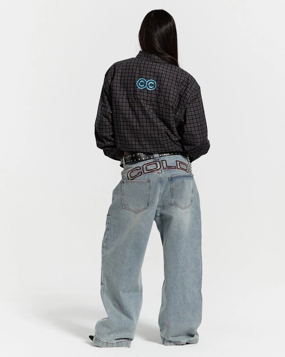 BRICK LANE SHIRT BLUE SQUARE 5