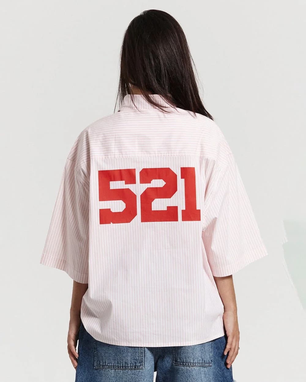 COUNTDOWN SHIRT PINK STRIPES 7
