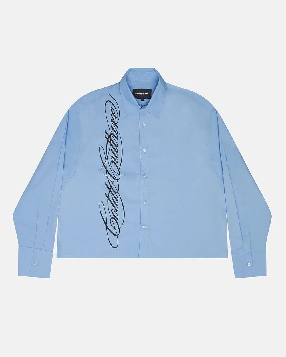 SCRIPT SHIRT BABY BLUE by COLD CULTURE