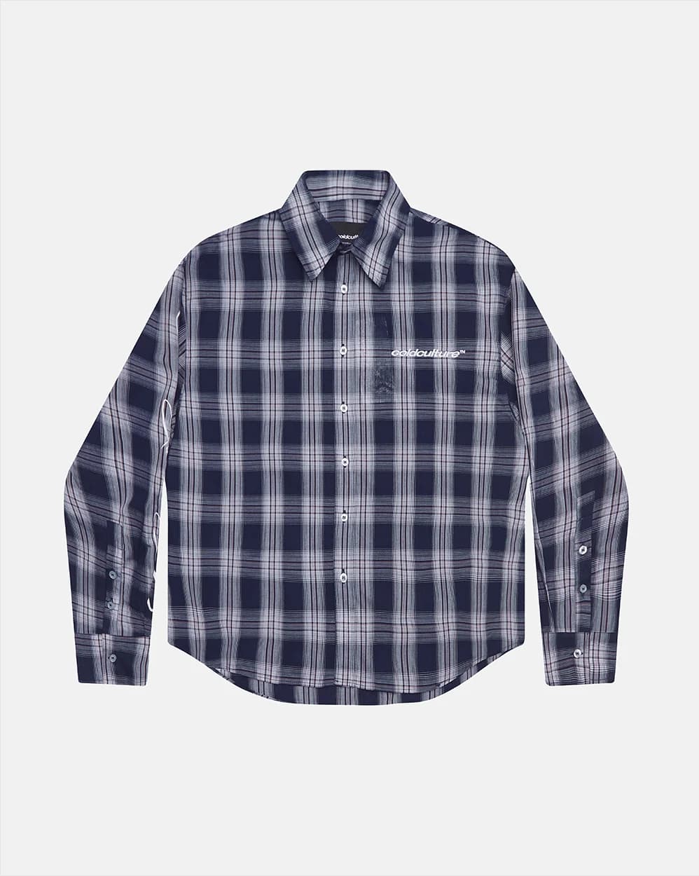 ON MY WAY LONGSLEEVE SHIRT BLUE by COLD CULTURE