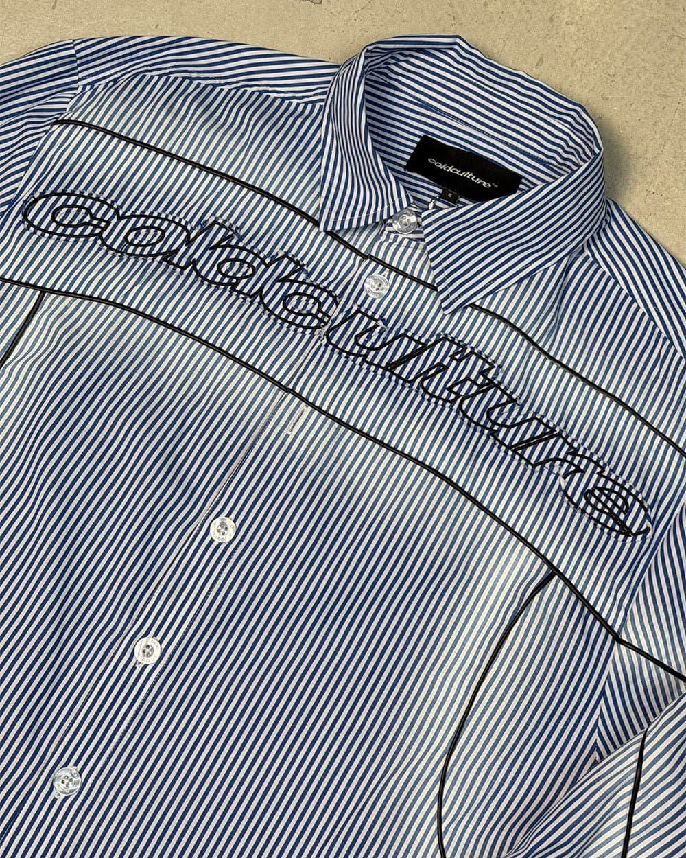 WORLDWIDE LONGSLEEVE SHIRT BLUE & WHITE 9