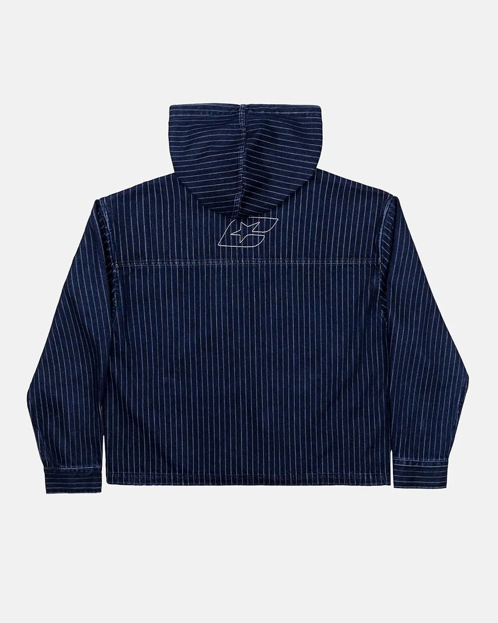 MEMPHIS HOODED SHIRT BLUE DENIM 2