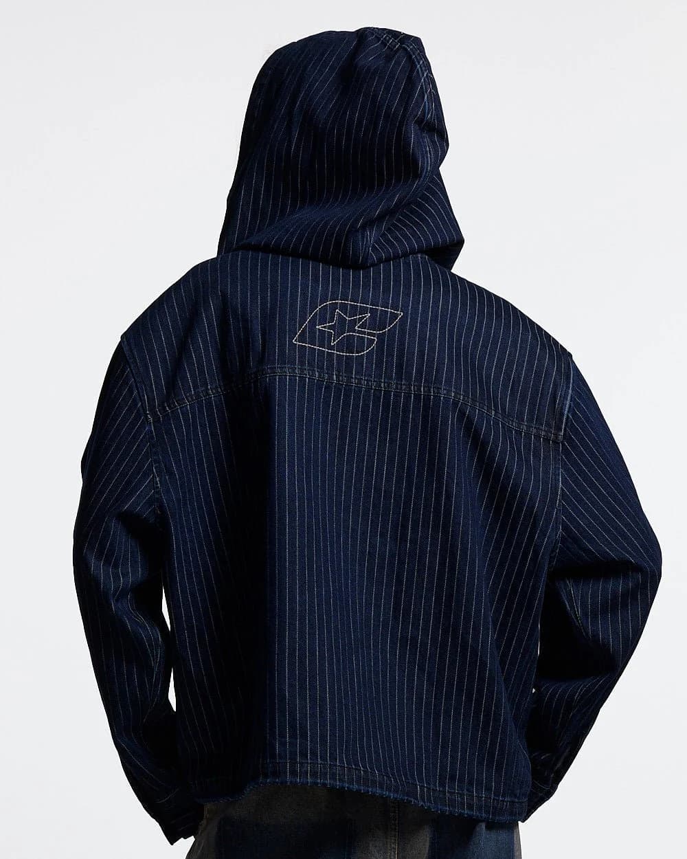 MEMPHIS HOODED SHIRT BLUE DENIM 6