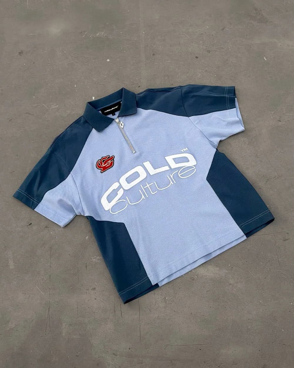 BIKER POLO LIGHT BLUE 9