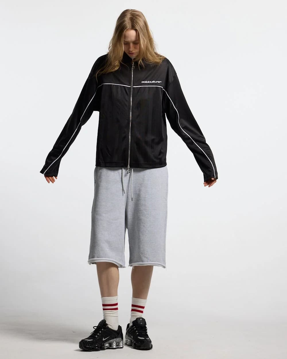 DRAW THE LINE LONGSLEEVE SHIRT BLACK 5