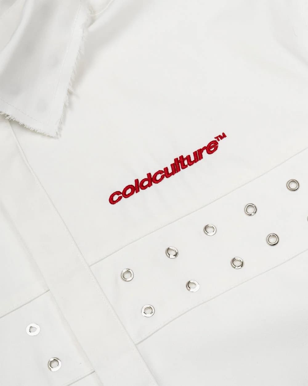 EYELET SHIRT OFF WHITE 5