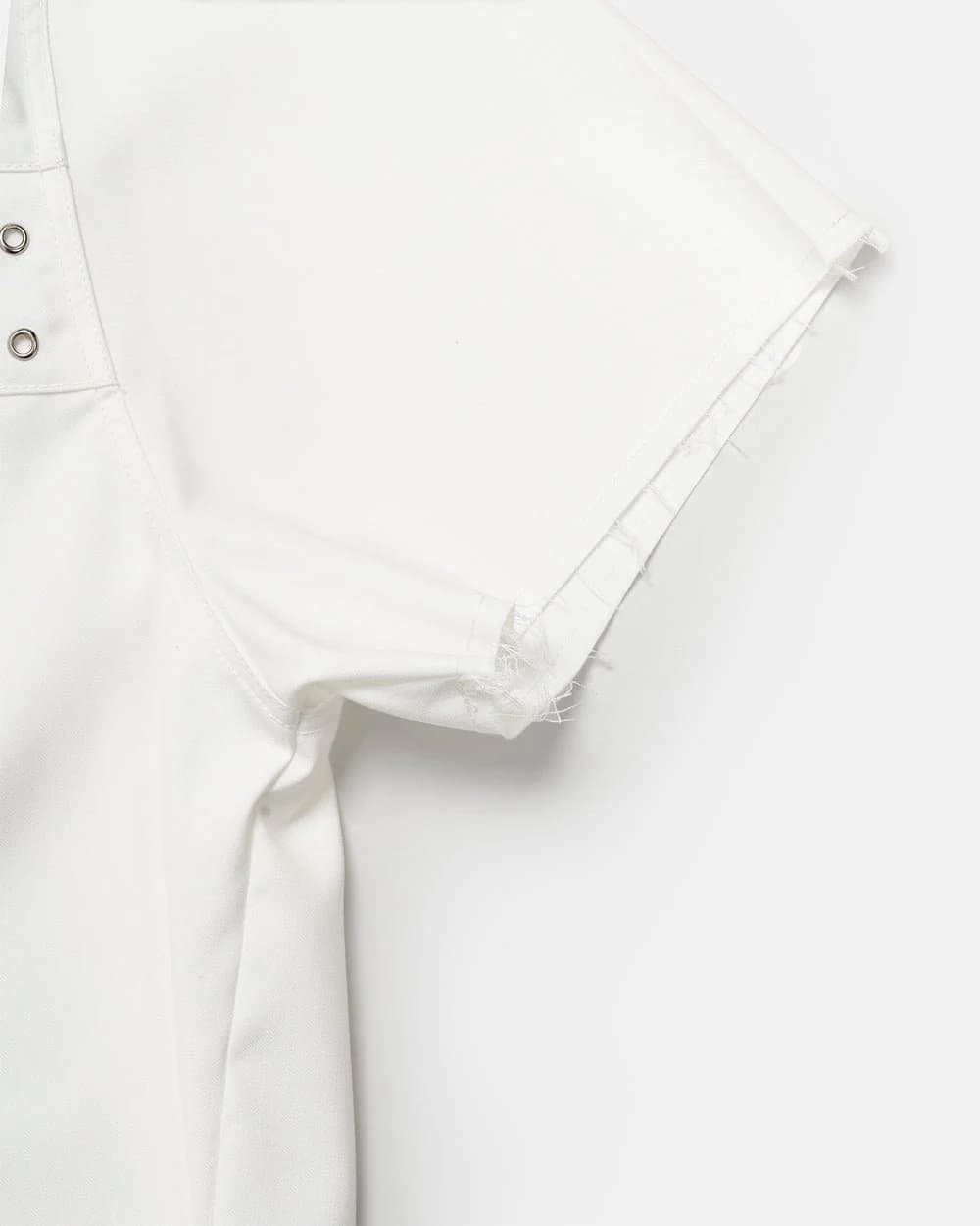 EYELET SHIRT OFF WHITE 7