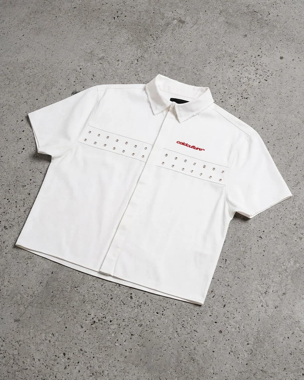 EYELET SHIRT OFF WHITE 12