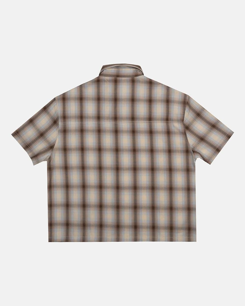 OFFICE SCRIPT SHIRT BEIGE 3