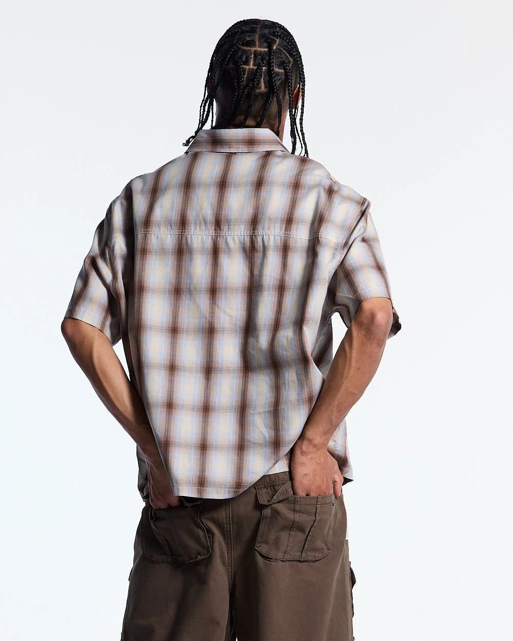 OFFICE SCRIPT SHIRT BEIGE 4