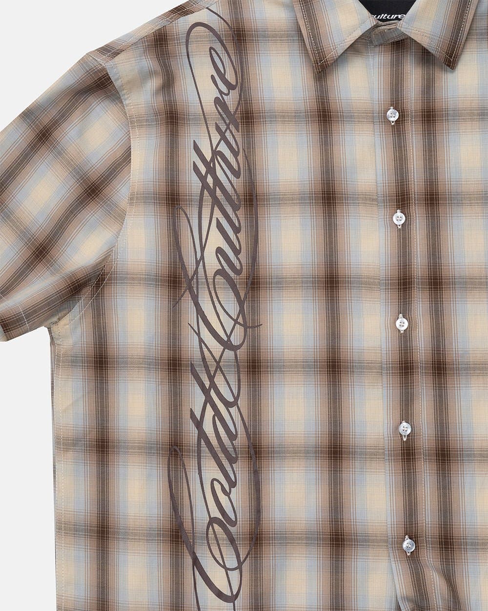 OFFICE SCRIPT SHIRT BEIGE 5