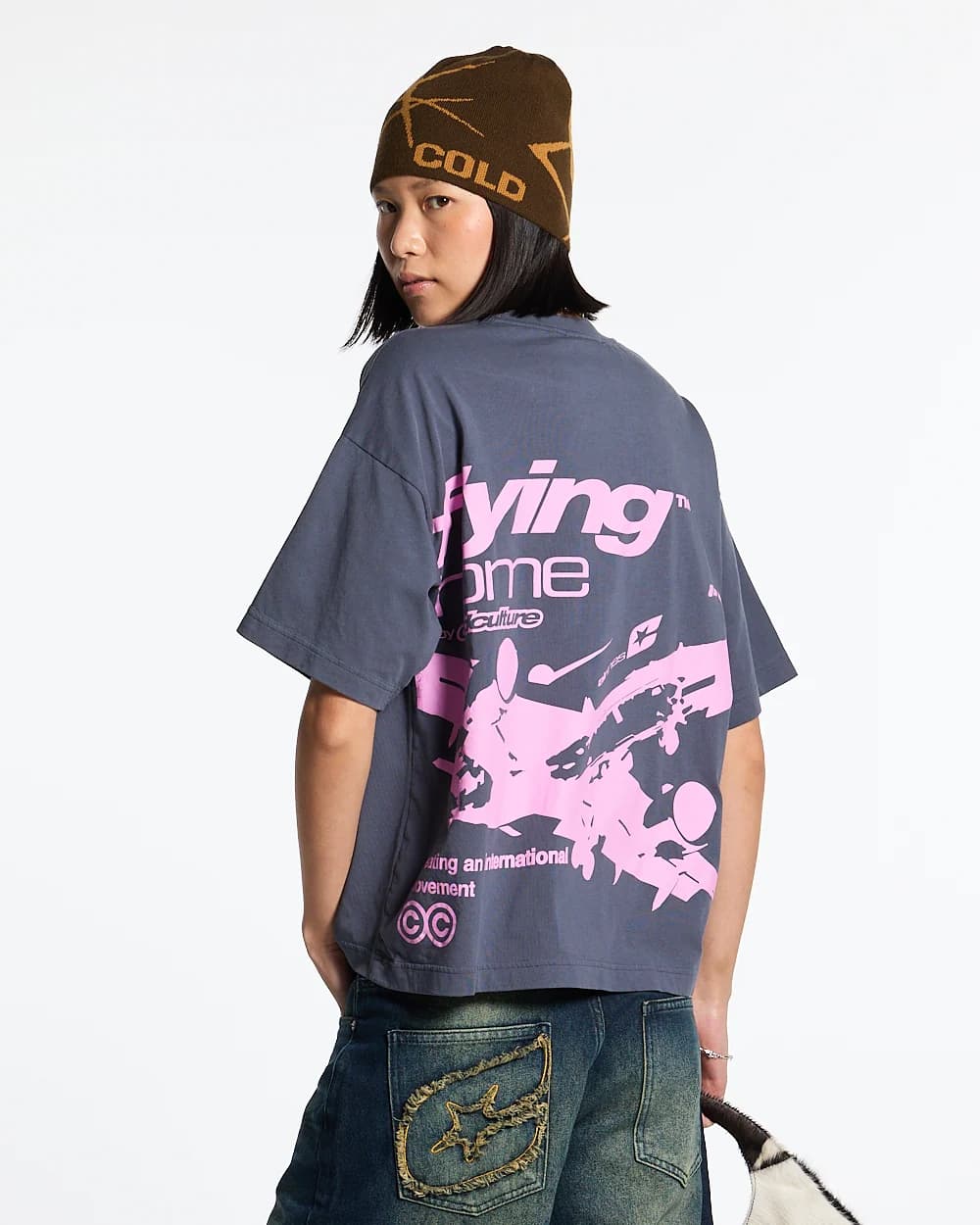 FLYING HOME TEE INDIA INK 5