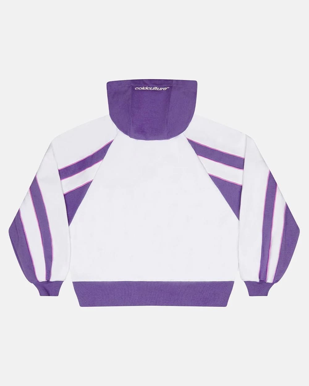 TEASE ME ZIP HOODIE WHITE & PURPLE 3